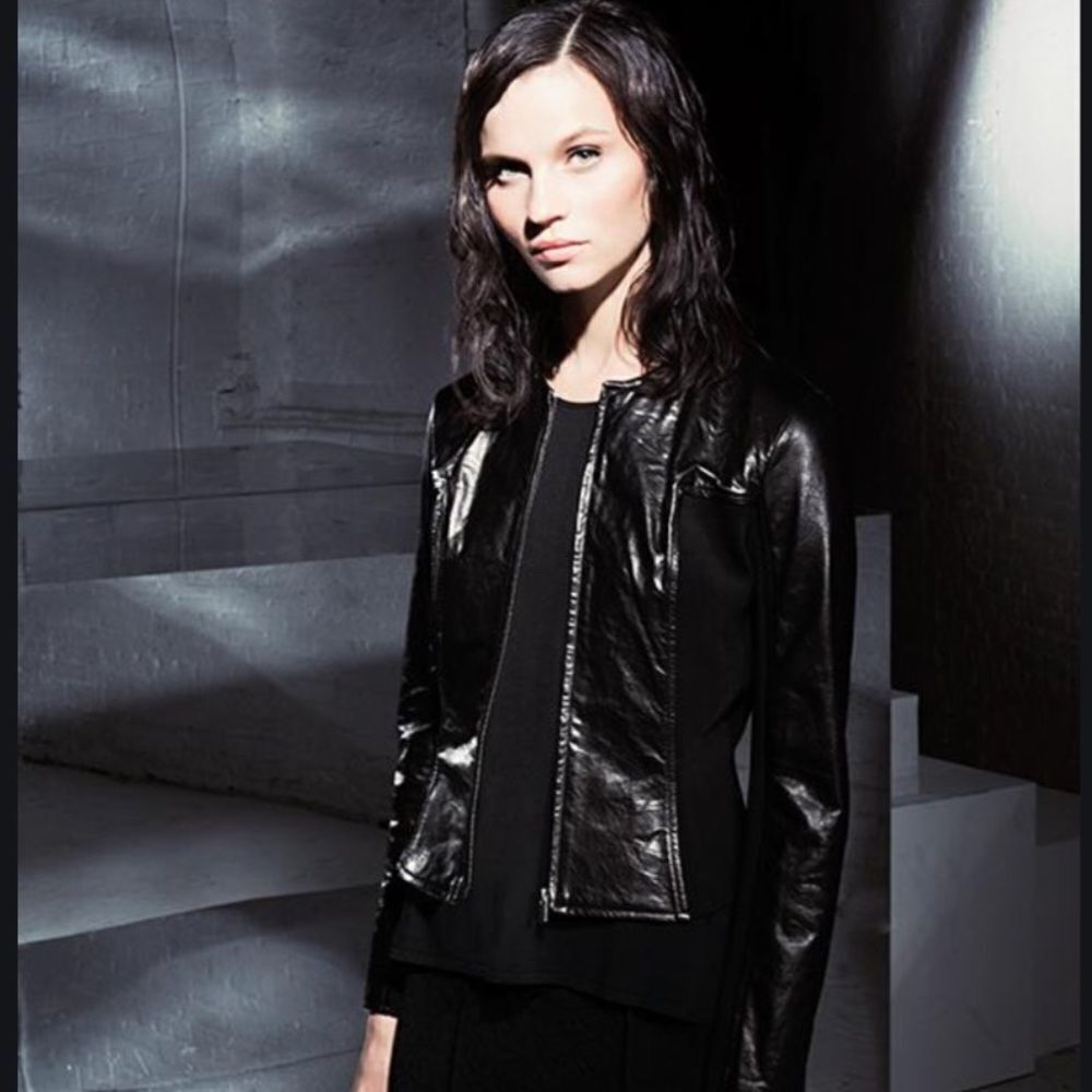 Paula Hian Denisa Lambskin Leather Jacket
